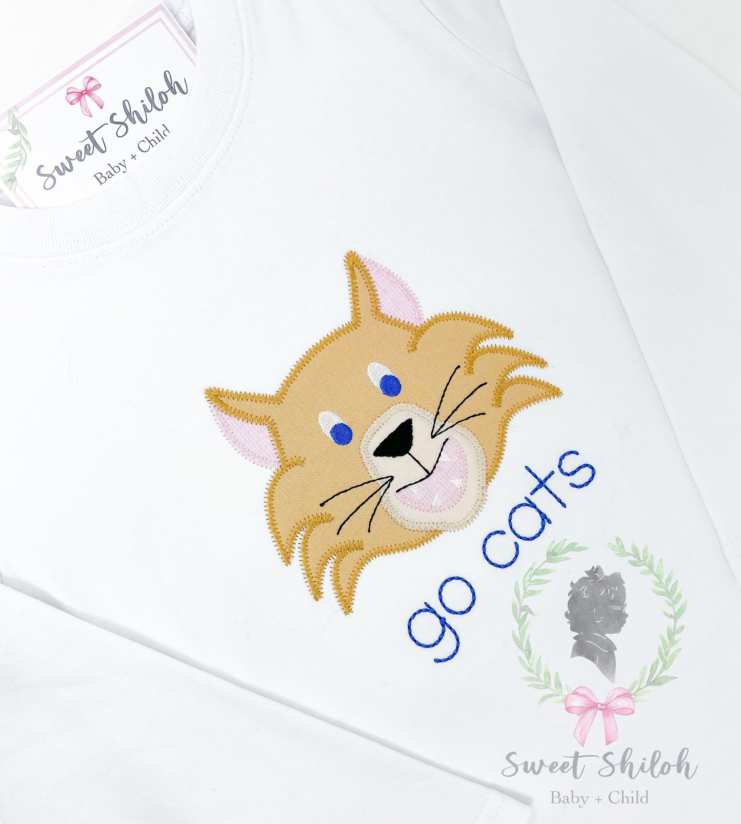 Wildcat Zigzag Stitch Applique