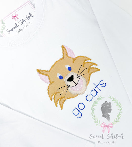 Wildcat Zigzag Stitch Applique