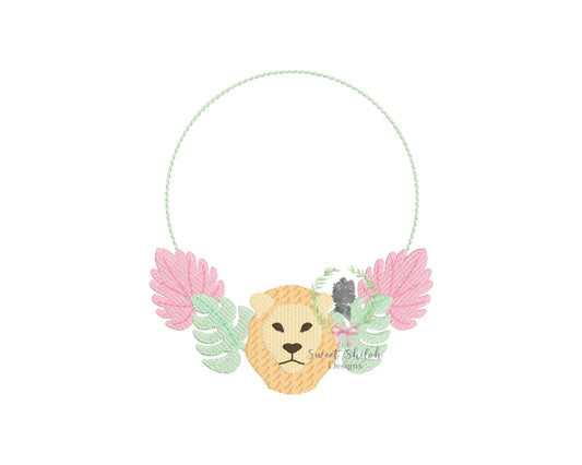 Lion Jungle Frame Fill