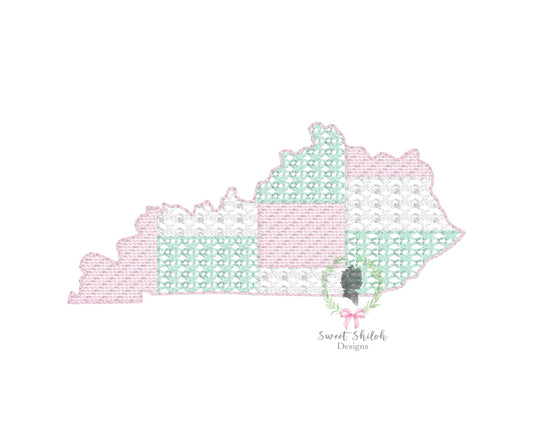 Kentucky State Quilt Motif Sketch