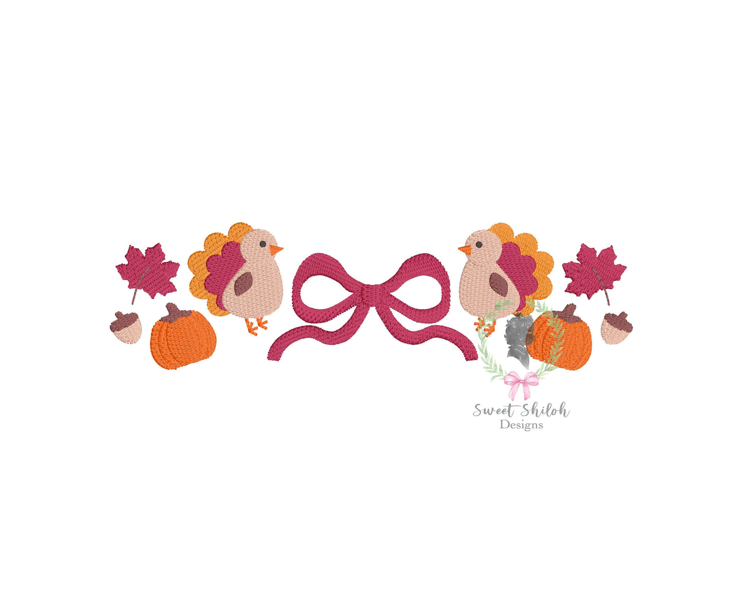 Thanksgiving Turkey Fall Frame Fill