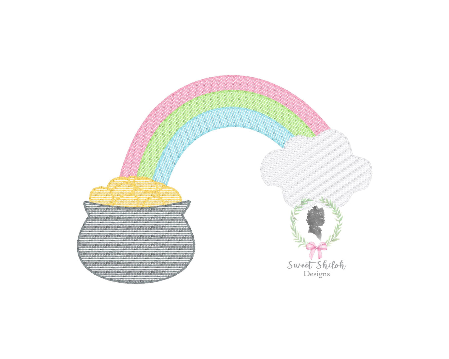 St. Patrick's Day Rainbow Sketch