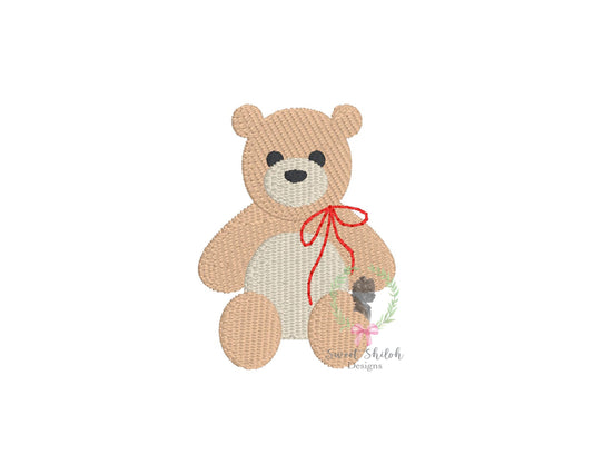 Teddy Bear with Bow Mini Fill