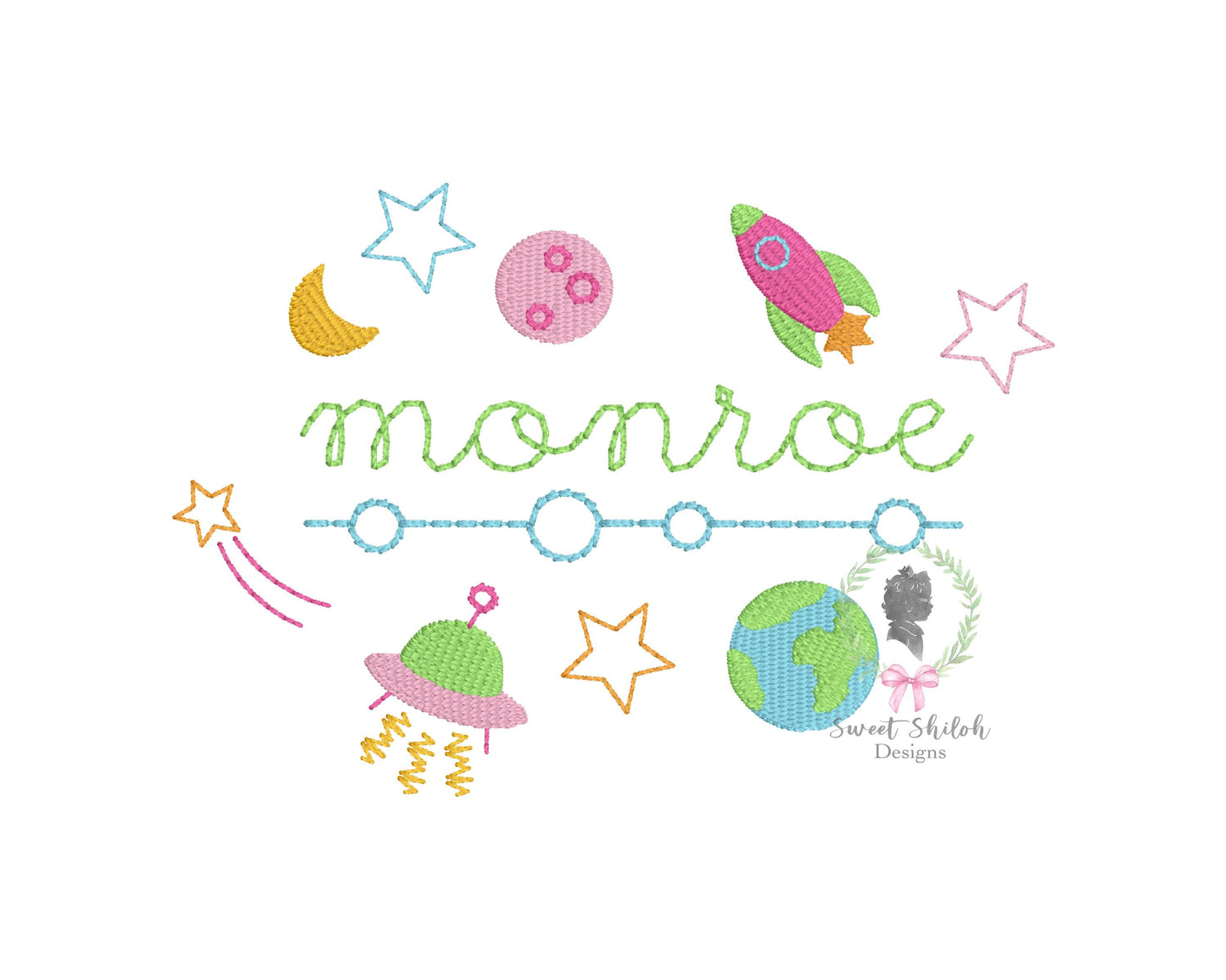 Build Your Own Space Monogram Set