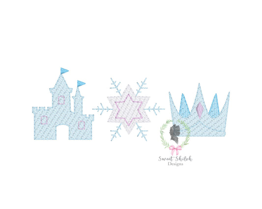Ice Queen Trio Sketch