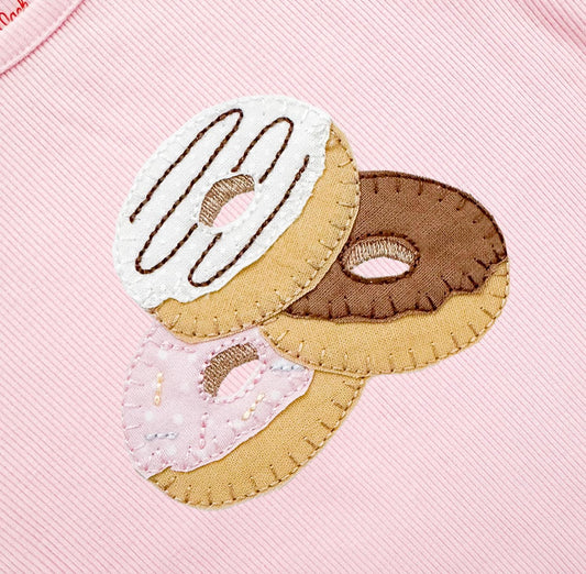 Donut Pile Blanket Stitch Applique