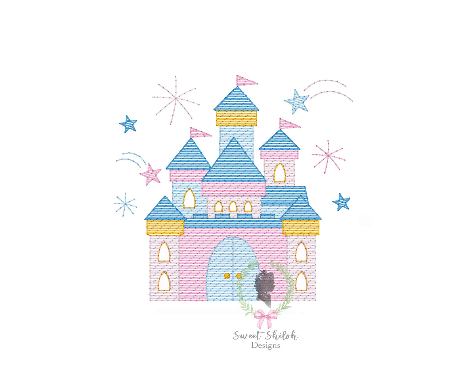 Fairytale Castle Firework Sketch