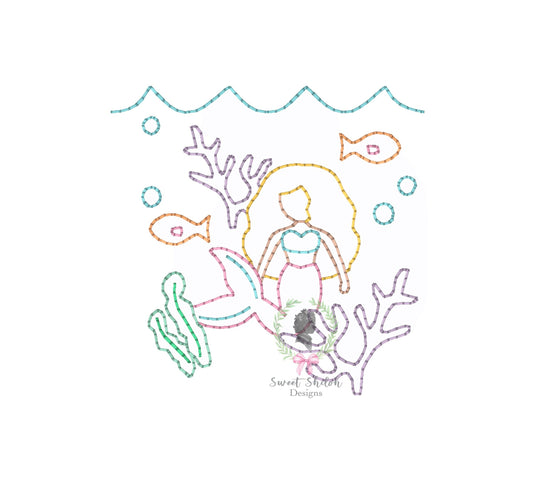 Ocean Mermaid Vintage