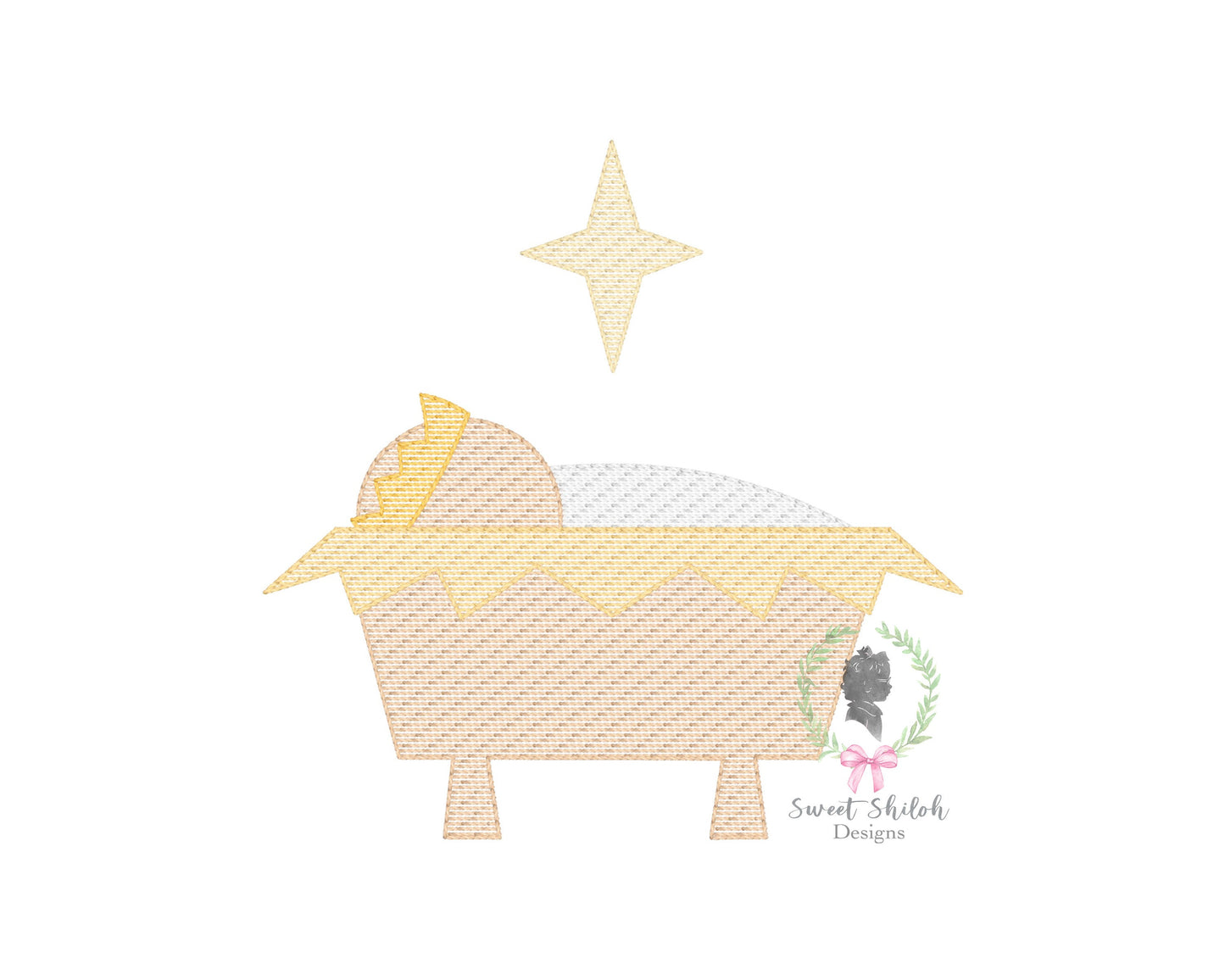 Christmas Manger Sketch