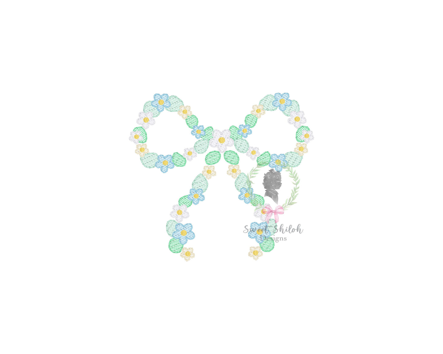 Floral Bow Sketch