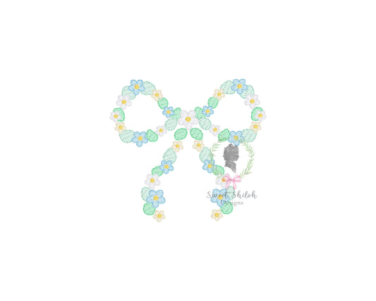 Floral Bow Sketch