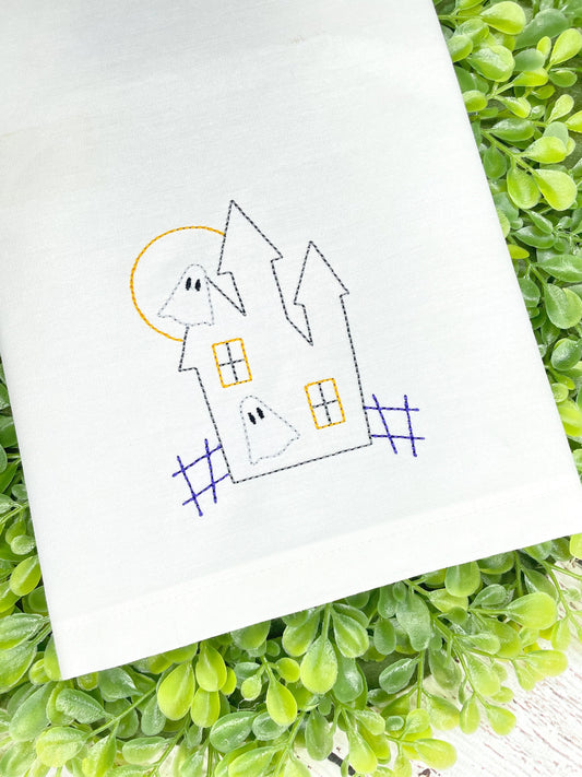 Haunted House Vintage Stitch