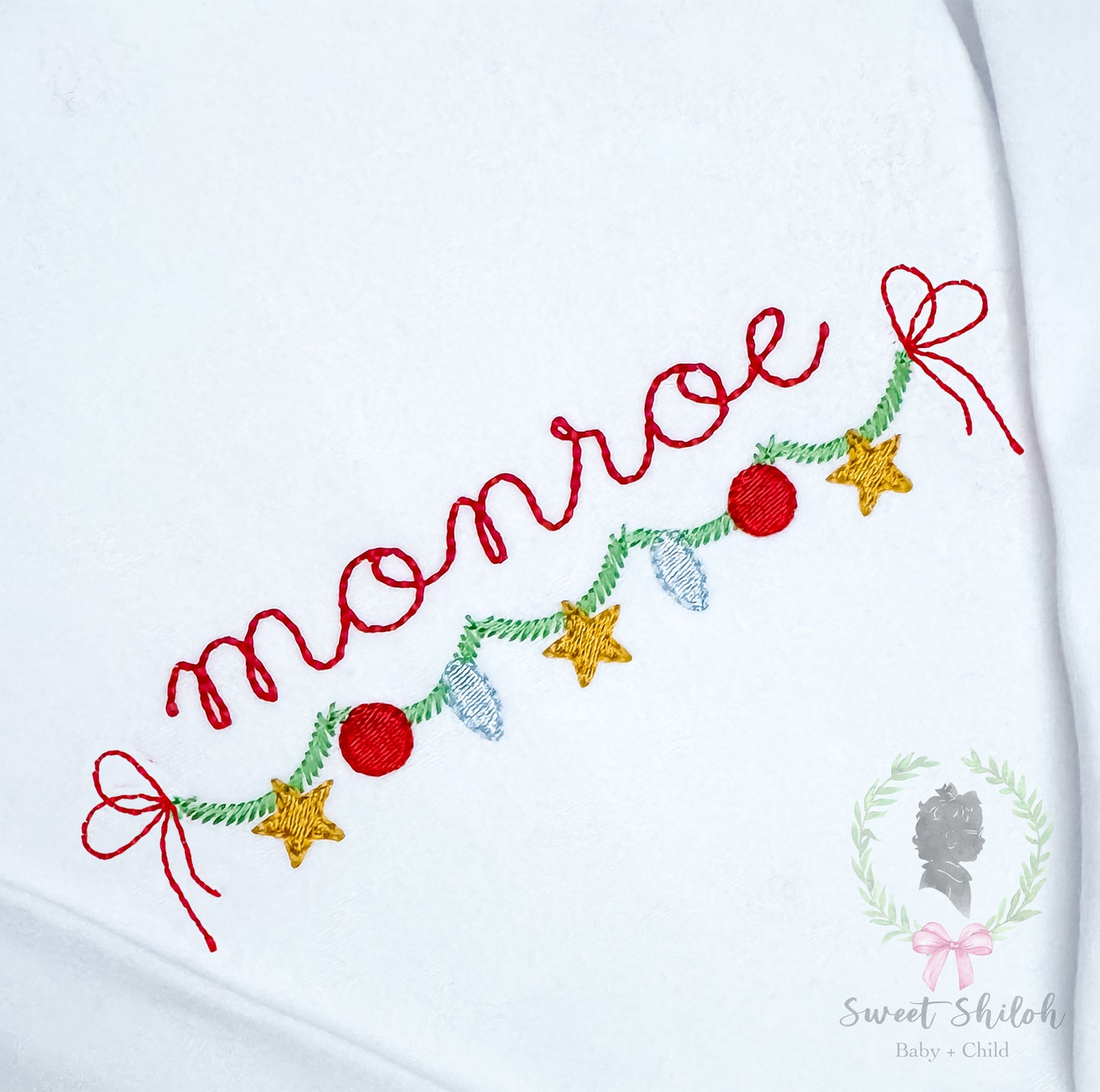 Christmas Garland Ornament Frame